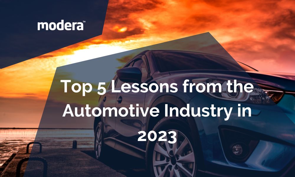 Top 5 Lessons from the Automotive Industry in 2023