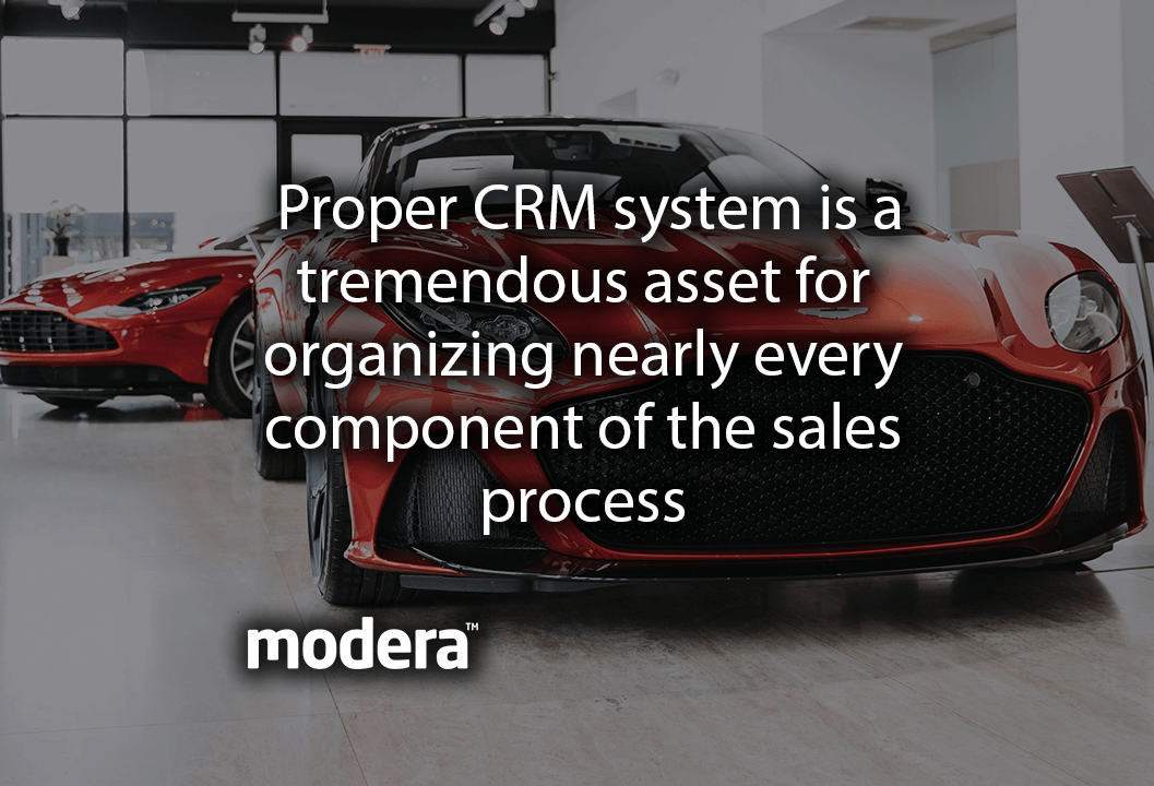 Automotive CRM system is a tremendous asset for organizing nearly every component of the car sales process