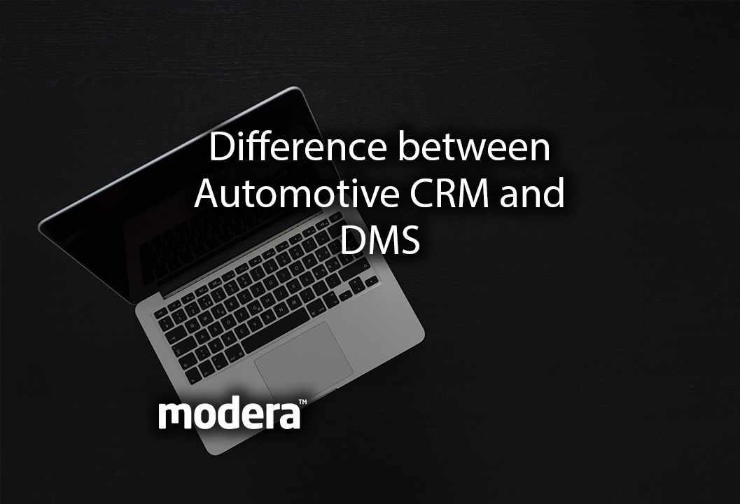 differentce between automotive crm and dms