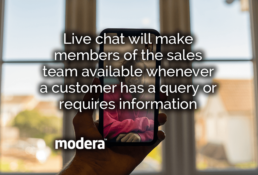 dealership live chat feature