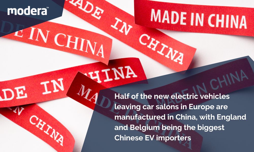 half electric cars made in china