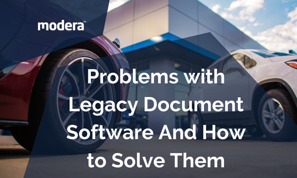 Problems with Legacy Document Software And How to Solve Them