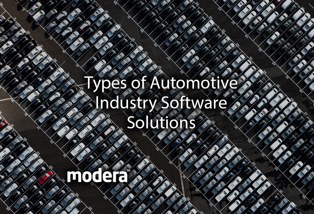 types of automotive industry software solutions