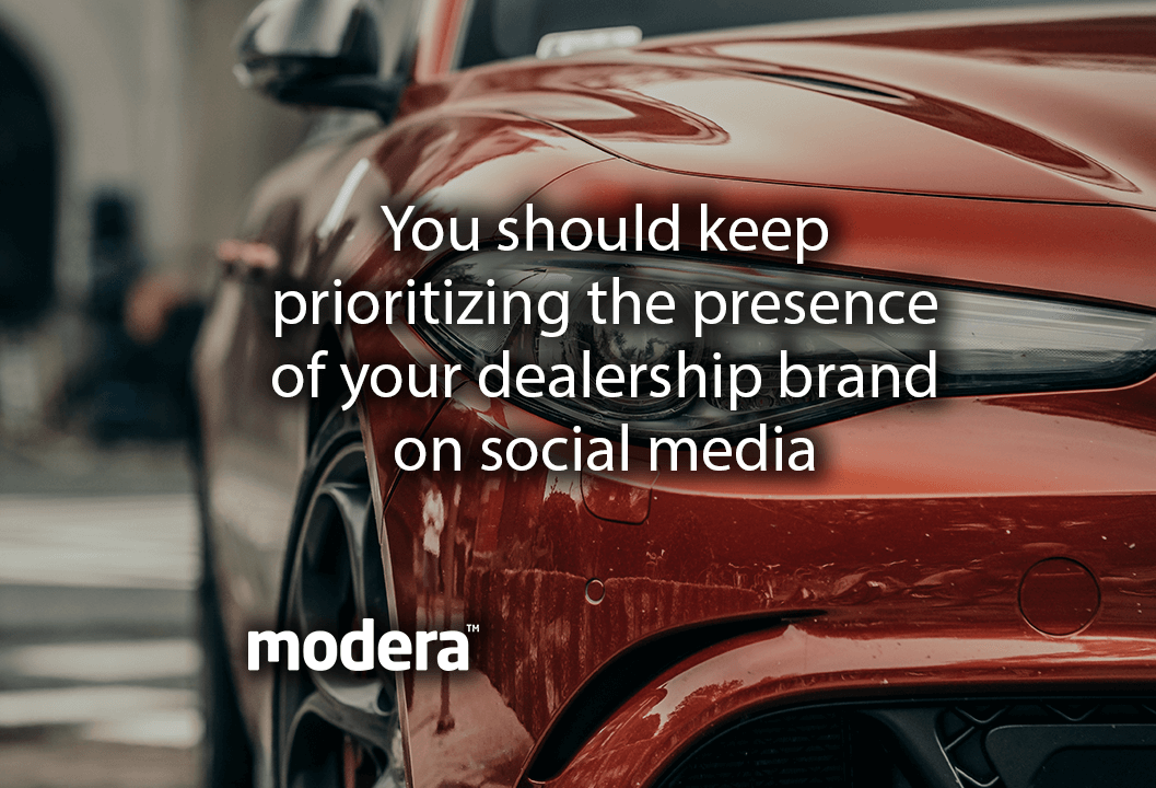 Dealership brand on social media